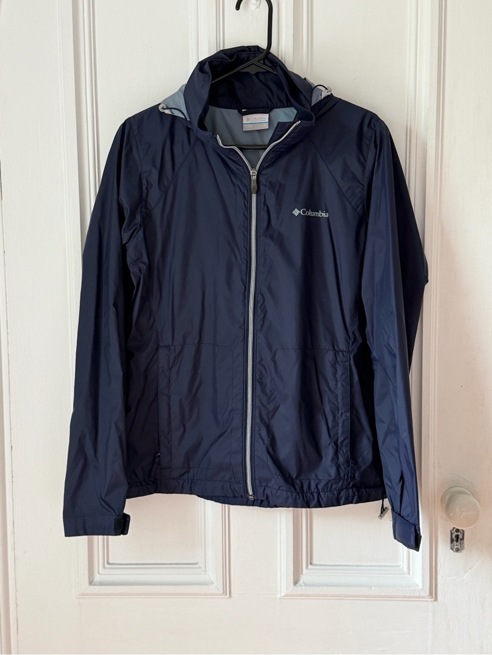 Women’s Columbia Full Zip Hooded Rain Jacket Size Medium